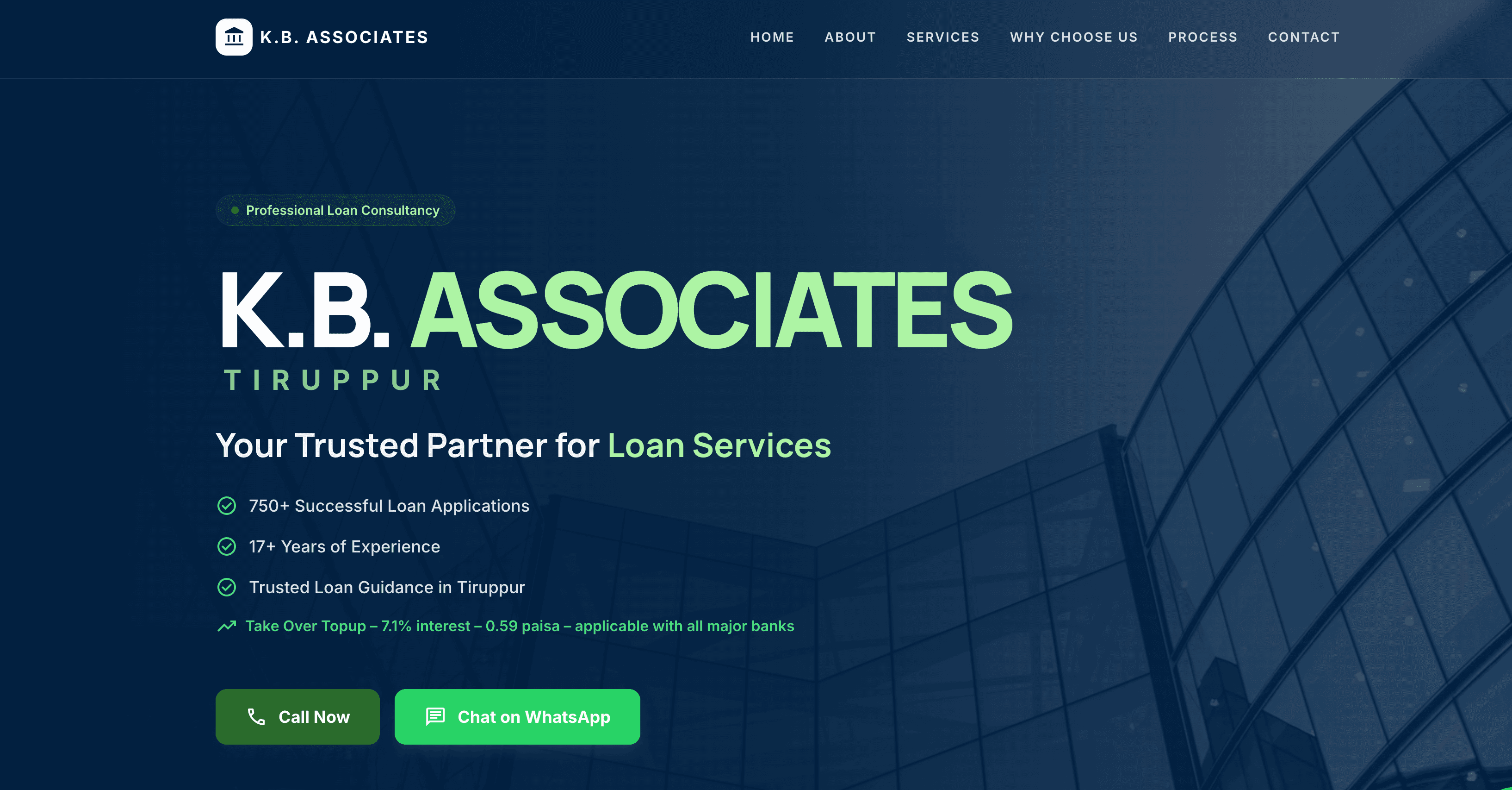 K.B. Associates screenshot